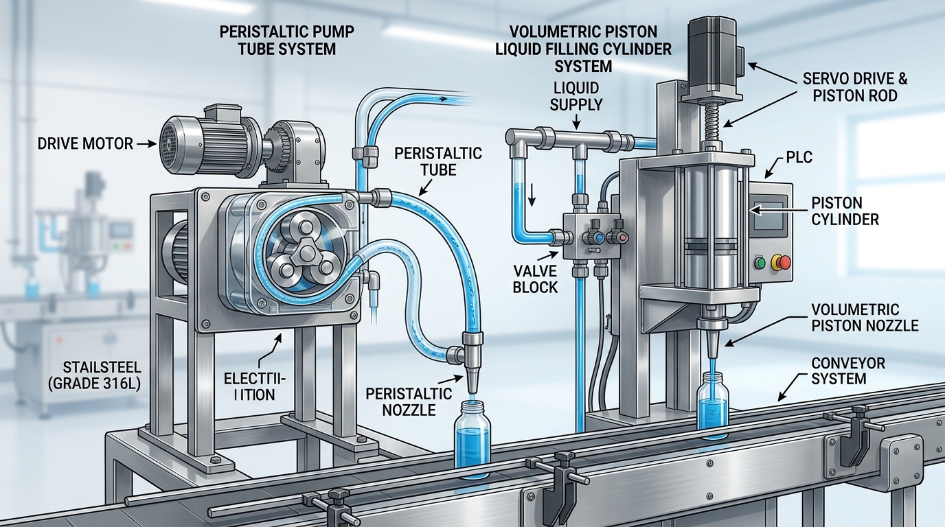 Peristaltik Pompa ve Volumetrik Pistonlu Manuel Sistem Karşılaştırması